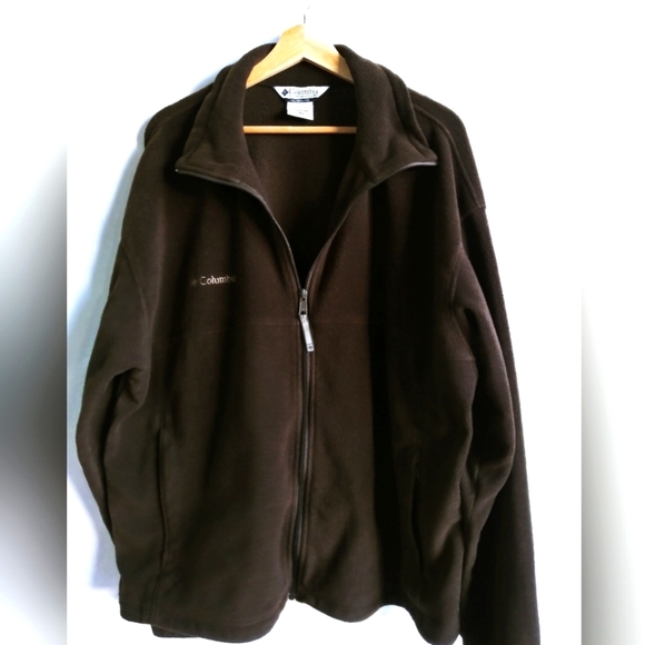 Columbia Fleece Men's Zip Up  Sweater - Picture 1 of 5